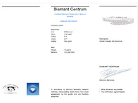 Witgouden serpent armband met natuurlijke diamanten - afbeelding 3 van  4