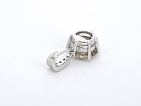 Witgouden solitair hanger met een diamant van 1.50 carat, excl. ketting - afbeelding 9 van  10