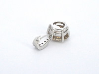Witgouden solitair hanger met een natuurlijke diamant van 1.50 carat, excl. ketting - afbeelding 9 van  10