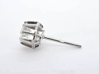 Witgouden solitair oorbellen 1.60 carat - afbeelding 4 van  7