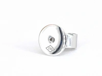 Witgouden solitair oorbellen diamant - afbeelding 7 van  8