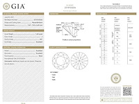Witgouden solitair oorbellen met diamanten - afbeelding 11 van  11