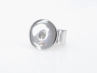 Witgouden solitair oorbellen met natuurlijke diamanten van 2.80 carat - afbeelding 7 van  9
