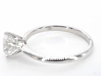 Witgouden solitair ring briljant 1.00 ct - afbeelding 2 van  12