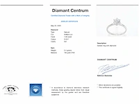 Witgouden solitair ring briljant 1.00 ct - afbeelding 7 van  12