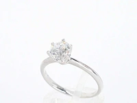 Witgouden solitair ring briljant 1.00 ct - afbeelding 3 van  12