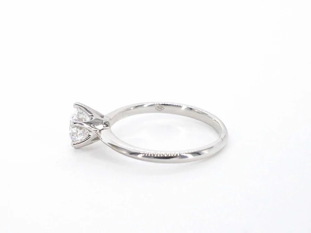 Witgouden solitair ring briljant 1.00 ct - afbeelding 4 van  12