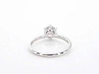 Witgouden solitair ring briljant 1.00 ct - afbeelding 5 van  12