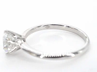 Witgouden solitair ring briljant 1.00 ct - afbeelding 2 van  12