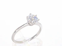 Witgouden solitair ring briljant 1.00 ct - afbeelding 7 van  12