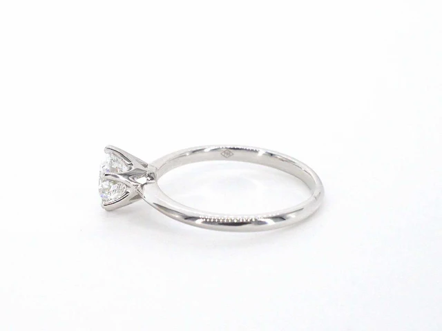 Witgouden solitair ring briljant 1.00 ct - afbeelding 8 van  12