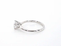Witgouden solitair ring briljant 1.00 ct - afbeelding 8 van  12