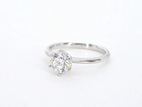 Witgouden solitair ring briljant 1.00 ct - afbeelding 11 van  12