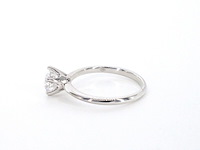 Witgouden solitair ring met 1.00 carat briljant geslepen diamant - afbeelding 9 van  13
