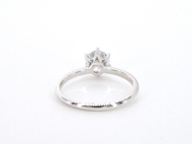 Witgouden solitair ring met 1.00 carat briljant geslepen diamant - afbeelding 11 van  13