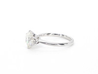 Witgouden solitair ring met 2.00 carat briljant geslepen diamant - afbeelding 8 van  11