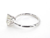 Witgouden solitair ring met 3.00 carat briljant geslepen diamant - afbeelding 2 van  10