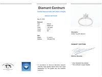 Witgouden solitair ring met briljant geslepen diamant 1.00 carat - afbeelding 6 van  12