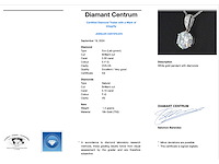 Witgouden solitaire hanger met een diamant van 2.00 carat - afbeelding 3 van  8
