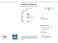 Witgouden solitaire ring met briljant geslepen diamant - afbeelding 5 van  11