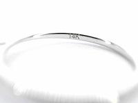 Witgouden solitaire ring met briljant geslepen diamant - afbeelding 10 van  11