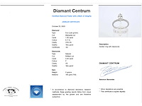 Witgouden solitaire ring met een marquise diamant van 1.00 carat met hidden halo - afbeelding 4 van  10