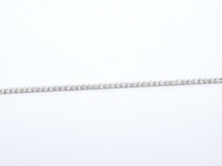 Witgouden tennis armband met natuurlijke diamanten - afbeelding 4 van  6