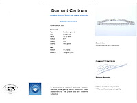 Witgouden tennisarmband 10 carat briljant diamanten 18 karaat - afbeelding 3 van  6