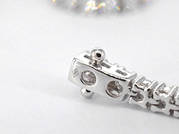 Witgouden tennisarmband 3.00 carat diamanten - afbeelding 10 van  10