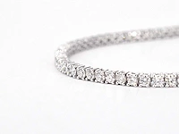 Witgouden tennisarmband 3.00 ct diamant - afbeelding 10 van  10