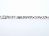 Witgouden tennisarmband briljant 7.50 ct - afbeelding 6 van  7