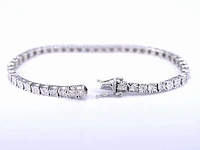 Witgouden tennisarmband diamant 1.20 ct - afbeelding 6 van  7