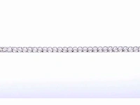 Witgouden tennisarmband diamant 1.20 ct - afbeelding 1 van  7