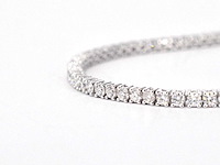 Witgouden tennisarmband diamant 3.00 ct - afbeelding 10 van  10