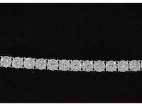 Witgouden tennisarmband diamant 3.00 ct - afbeelding 7 van  8