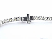 Witgouden tennisarmband diamant 7.00 ct - afbeelding 6 van  7