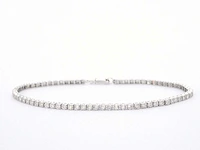 Witgouden tennisarmband diamant