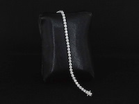 Witgouden tennisarmband met 2.00 carat briljant geslepen diamanten - afbeelding 5 van  9
