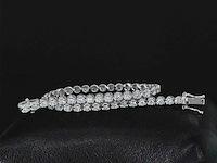 Witgouden tennisarmband met 2.00 carat briljant geslepen diamanten - afbeelding 6 van  9