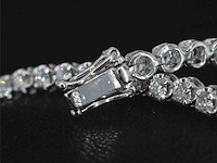 Witgouden tennisarmband met 2.00 carat briljant geslepen diamanten - afbeelding 7 van  9