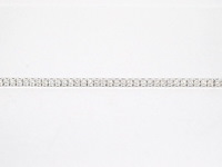 Witgouden tennisarmband met 3.00 carat diamanten - afbeelding 5 van  9