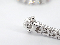 Witgouden tennisarmband met 3.00 carat diamanten - afbeelding 8 van  9