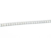 Witgouden tennisarmband met 6.50 carat - afbeelding 6 van  8
