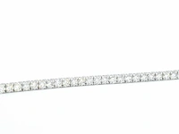 Witgouden tennisarmband met 6.50 carat - afbeelding 5 van  9