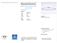 Witgouden tennisarmband met baguette geslepen diamanten 2.40 carat - afbeelding 3 van  7