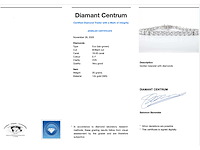 Witgouden tennisarmband met briljant geslepen diamanten 18 carat - afbeelding 3 van  6