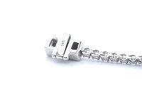 Witgouden tennisarmband met diamanten 1.00 carat - afbeelding 6 van  8