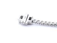 Witgouden tennisarmband met diamanten 1.00 carat - afbeelding 5 van  9
