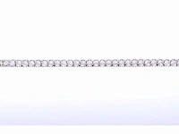 Witgouden tennisarmband met diamanten 1.20 carat - afbeelding 5 van  8
