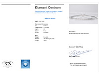 Witgouden tennisarmband met diamanten 1.50 carat - afbeelding 3 van  7